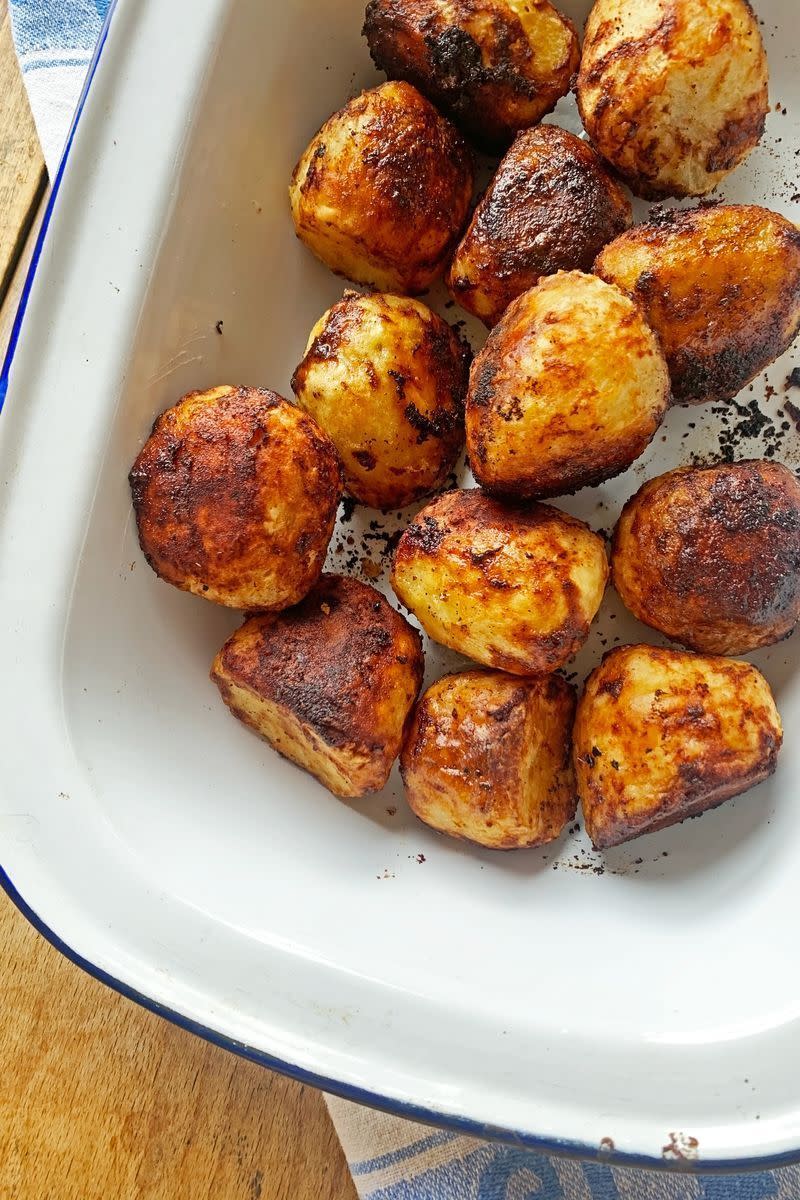 Marmite Roasted Potatoes