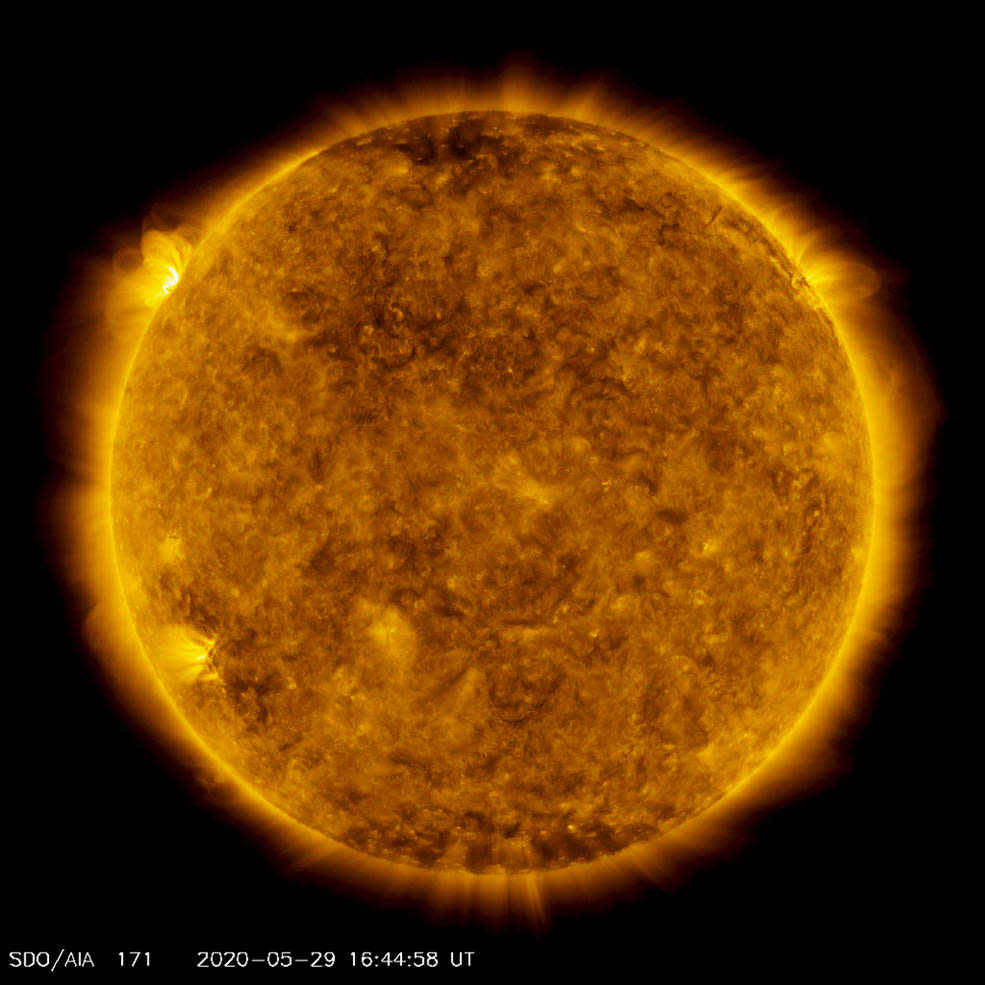 The solar flare was detected last week (NASA) 