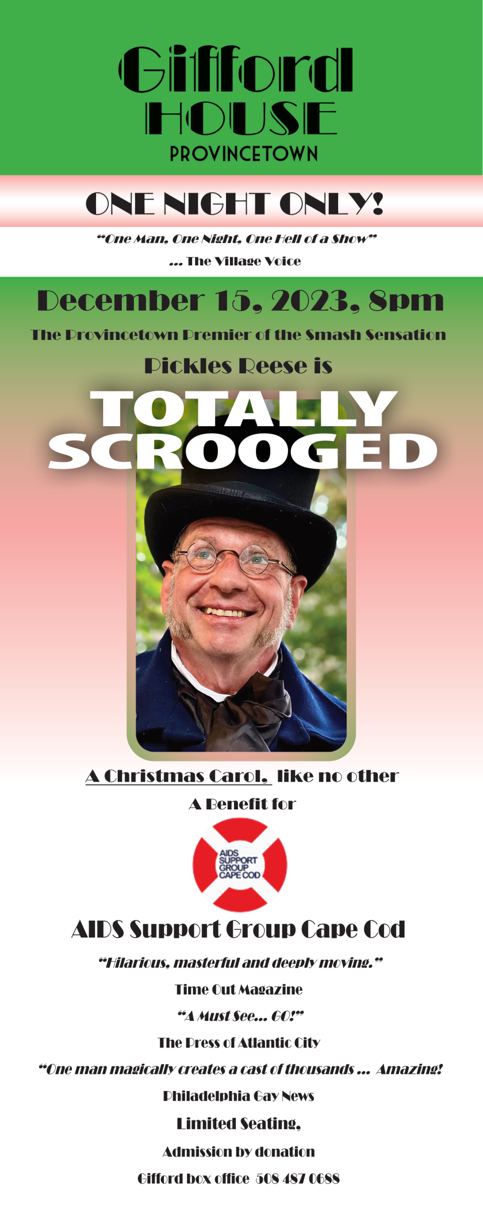 Poster for "Totally Scrooged."