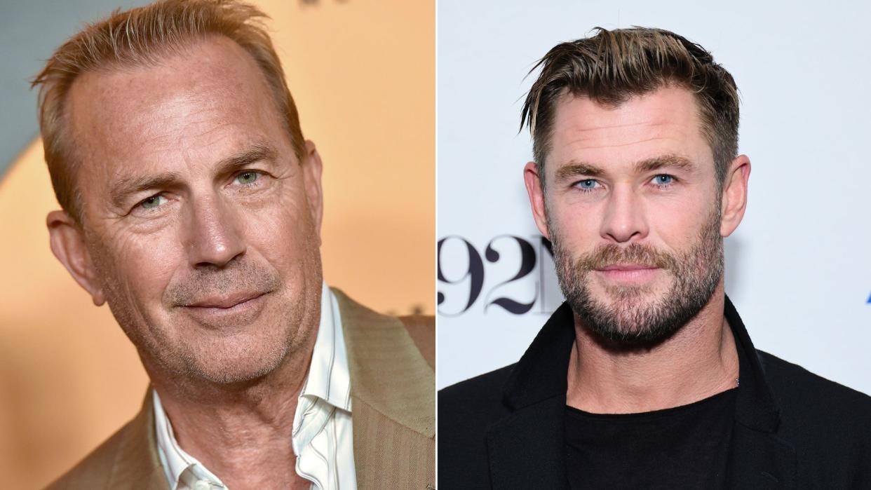 Kevin Costner and Chris Hemsworth