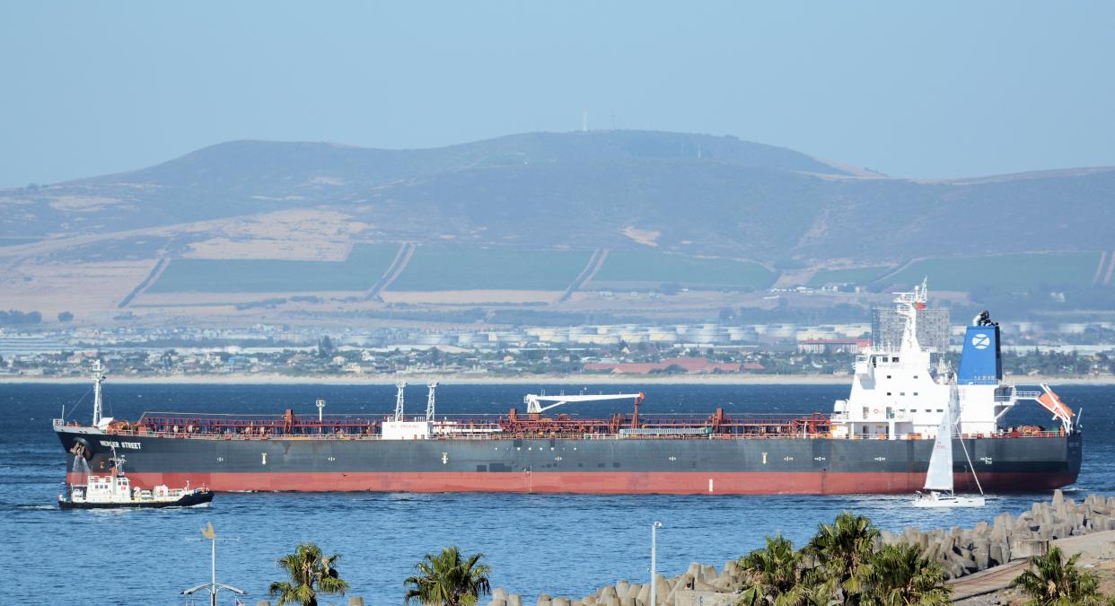 The Liberian flagged oil tanker Mercer Street was reportedly the target of the attack (AP)