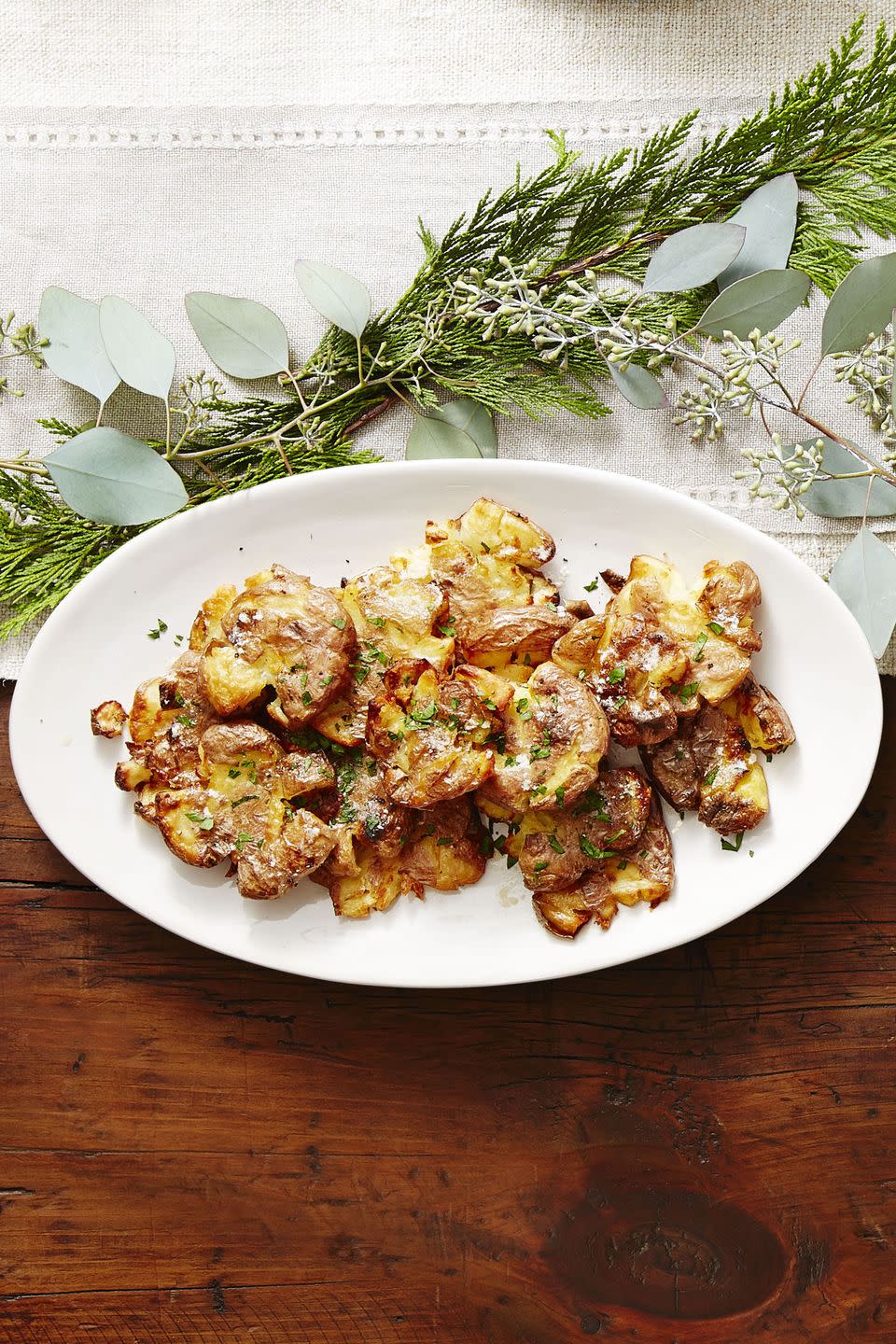 Crispy Golden Smashed Potatoes