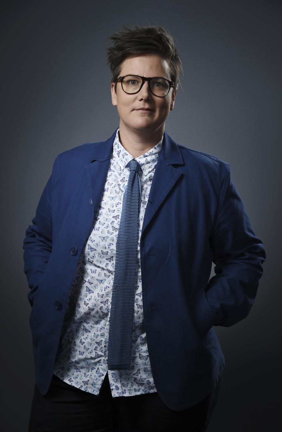 FILE - Australian comedian Hannah Gadsby poses for a portrait in Los Angeles on Dec. 10, 2018. (Photo by Chris Pizzello/Invision/AP, File)