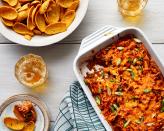 <p>Step aside, Buffalo chicken. Move it along, basic bean dip. <b>The</b> <a href="https://www.myrecipes.com/holidays-and-occasions/tailgating-recipes/easy-game-day-dips" rel="nofollow noopener" target="_blank" data-ylk="slk:game day dip;elm:context_link;itc:0;sec:content-canvas" class="link ">game day dip</a> to rule all game day dips has arrived. This bold yet balance BBQ Chicken Bean Dip has so much going for it: It’s easy to make, you likely have most of the necessary ingredients on hand, and most importantly—this cheesy <a href="https://www.myrecipes.com/ingredients/chicken-recipes/chicken-appetizers" rel="nofollow noopener" target="_blank" data-ylk="slk:chicken appetizer;elm:context_link;itc:0;sec:content-canvas" class="link ">chicken appetizer</a> will be a winner with any crowd. The barbecue sauce used in to make the dip couldn’t be easier to mix up, and it’s one you can come back to again and again for all of your BBQ needs; however, if you want to shave a few minutes off the recipe, you can certainly use your favorite bottled sauce instead. We suggest topping the dip with cheese towards the end of baking in order to prevent the dip from becoming too greasy. </p> <p><a href="https://www.myrecipes.com/recipe/bbq-chicken-bean-dip" rel="nofollow noopener" target="_blank" data-ylk="slk:BBQ Chicken Bean Dip Recipe;elm:context_link;itc:0;sec:content-canvas" class="link ">BBQ Chicken Bean Dip Recipe</a></p>