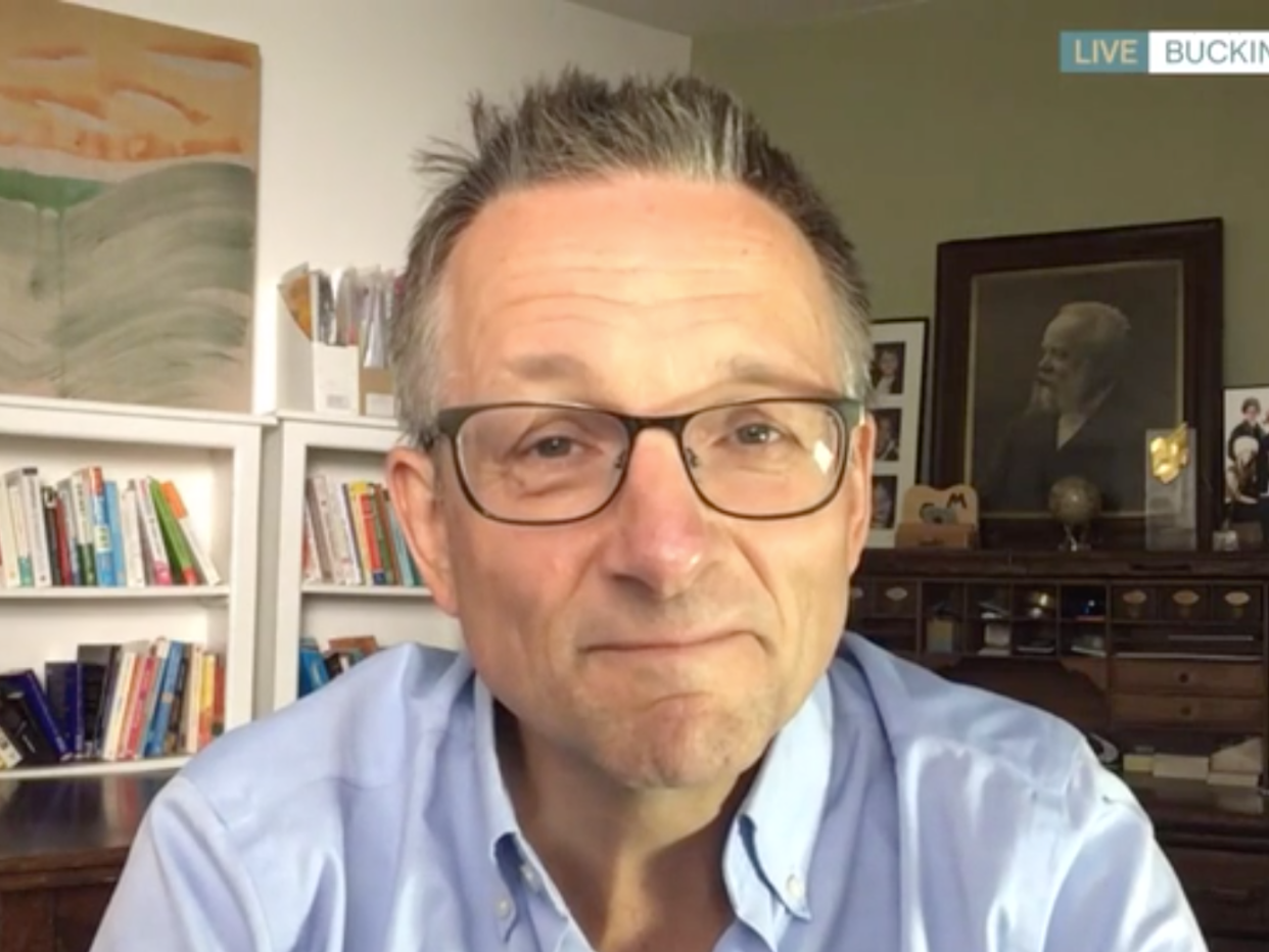 Dr Michael Mosley of 'Lose a Stone in 21 Days' on ITV's This Morning, 5 August 2020: ITV/This Morning