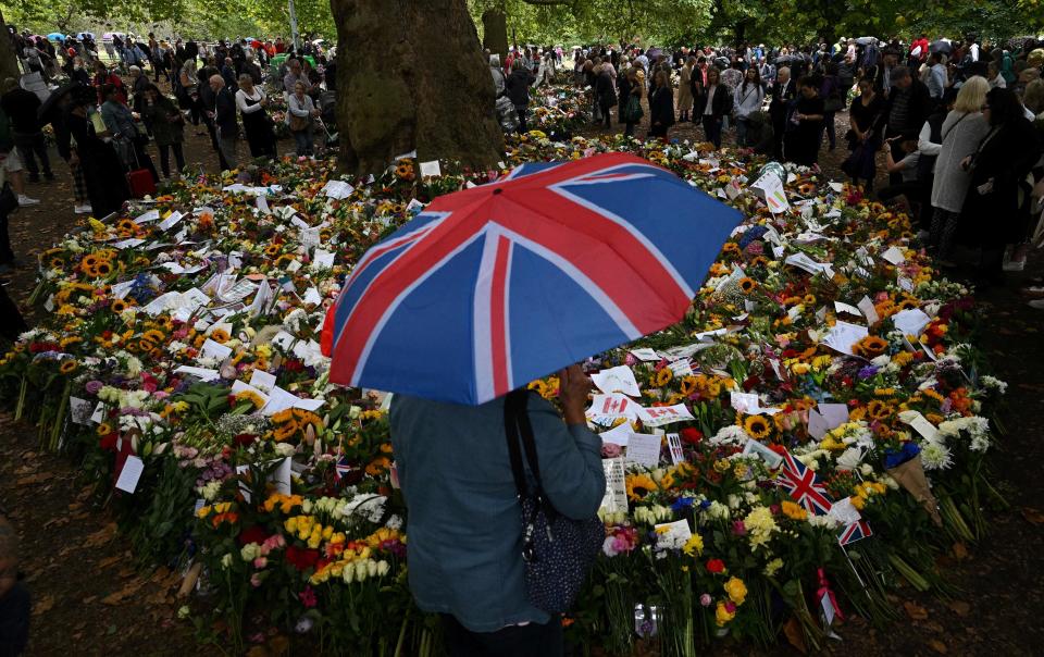 Flower shops in Windsor have been thriving (AFP via Getty Images)