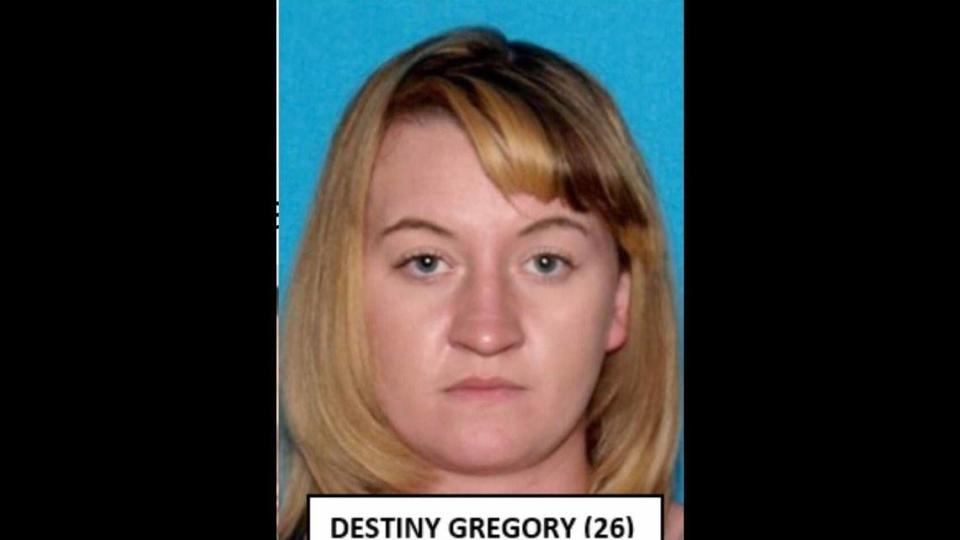 Authorities are looking for a woman identified as Destiny Gregory, who was allegedly kidnapped by a man identified as RJ Blueford following an altercation at a Merced residence on Sunday, according to the Merced Police Department. Police said Blueford has a warrant for his arrest on numerous charges. Image courtesy of Merced Police Department.