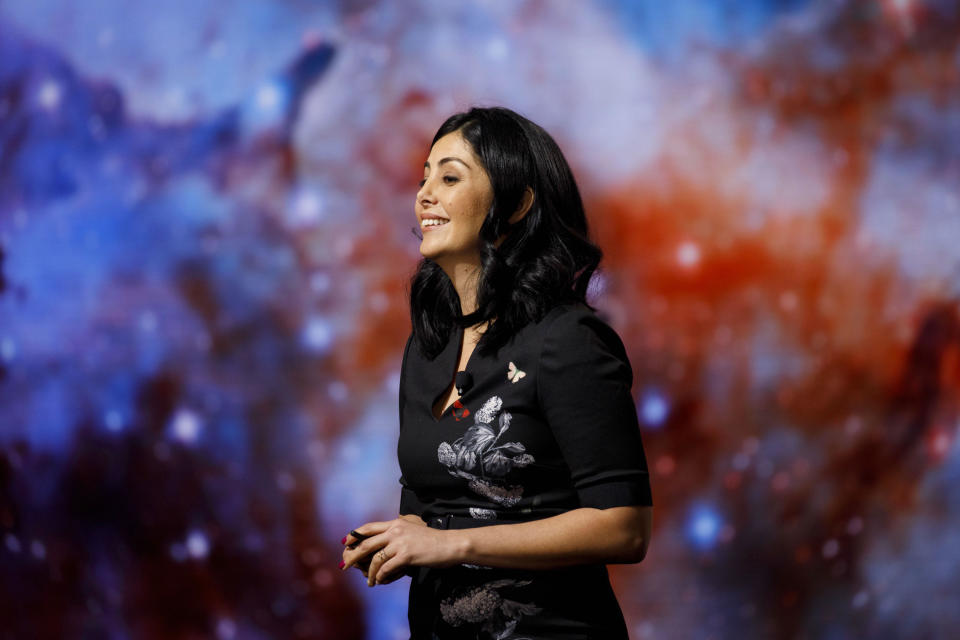 Diana Trujillo is seen Thursday, February 7, 2019.  / Credit: Patrick T. Fallon/Bloomberg via Getty Images