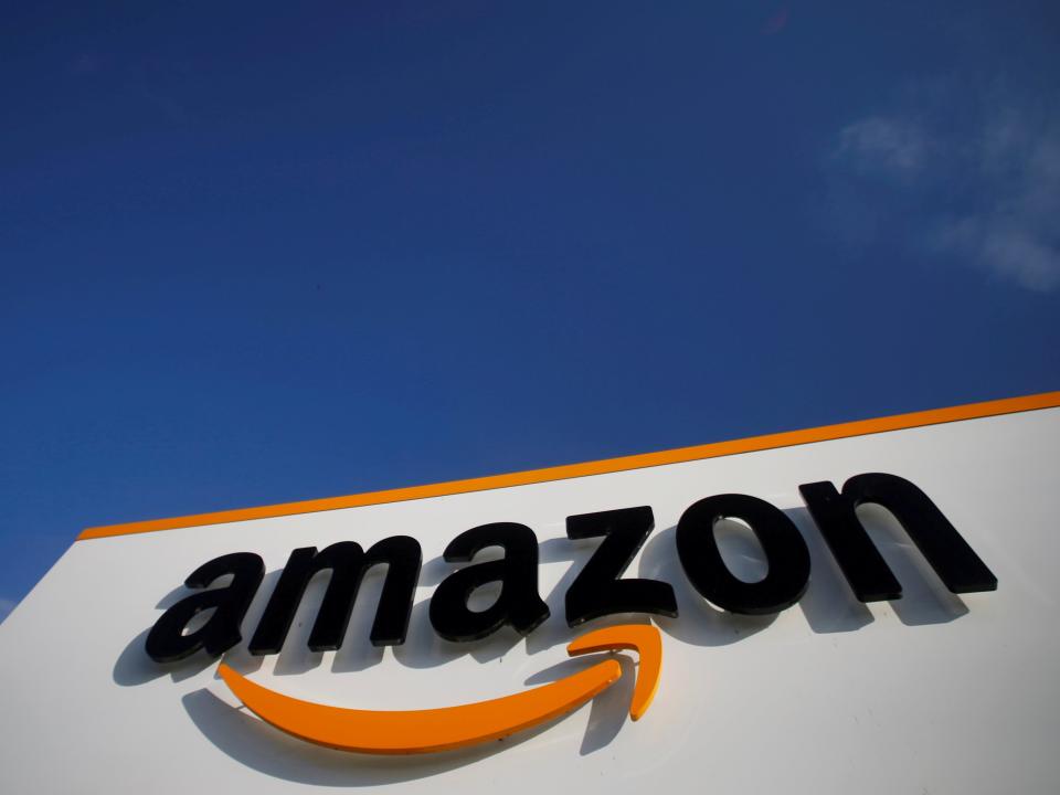 Call for online sales levy comes after Amazon reveals UK sales had rocketed by 51 per cent to £19.3bn in 2020 (Reuters)