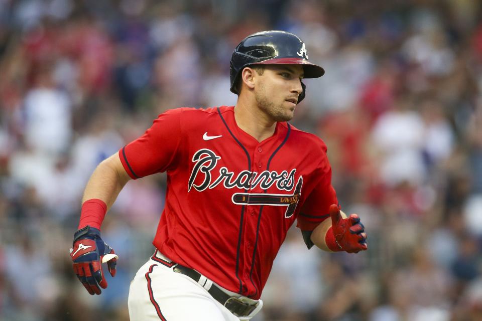 Infielder Austin Riley (AP Photo/Brett Davis)