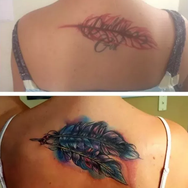 30 Before-And-After Pictures Of Tattoo Cover-Ups To Remind You To