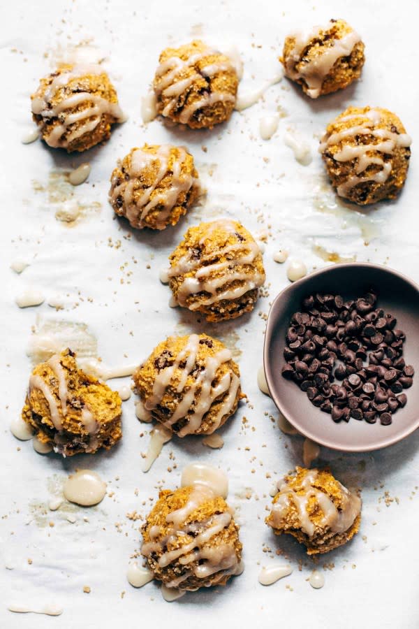 Pumpkin Bites With Maple Glaze