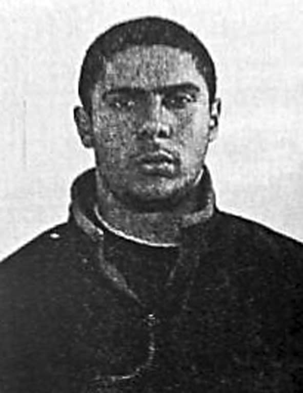 A grainy picture of Mehdi Nemmouche, the suspect who allegedly gunned down four people at the Jewish Museum in Brussels in May 2014