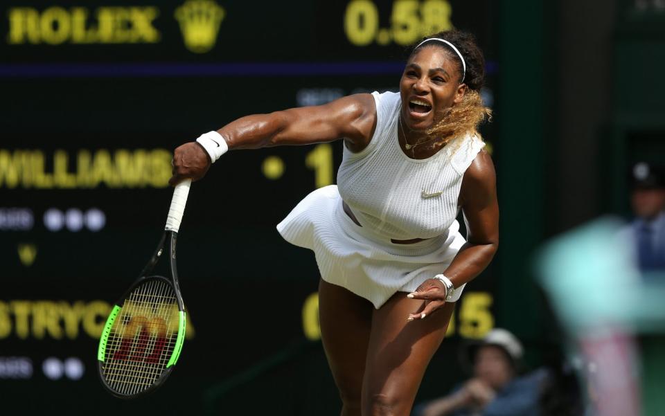 Serena Williams is one match away from winning her eighth Wimbledon title and £2.35m richer - CameraSport