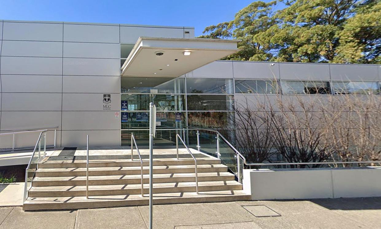 <span>The aquatic centre of MLC school in Sydney that is part of a planned $108m upgrade.</span><span>Photograph: Google Maps street view</span>