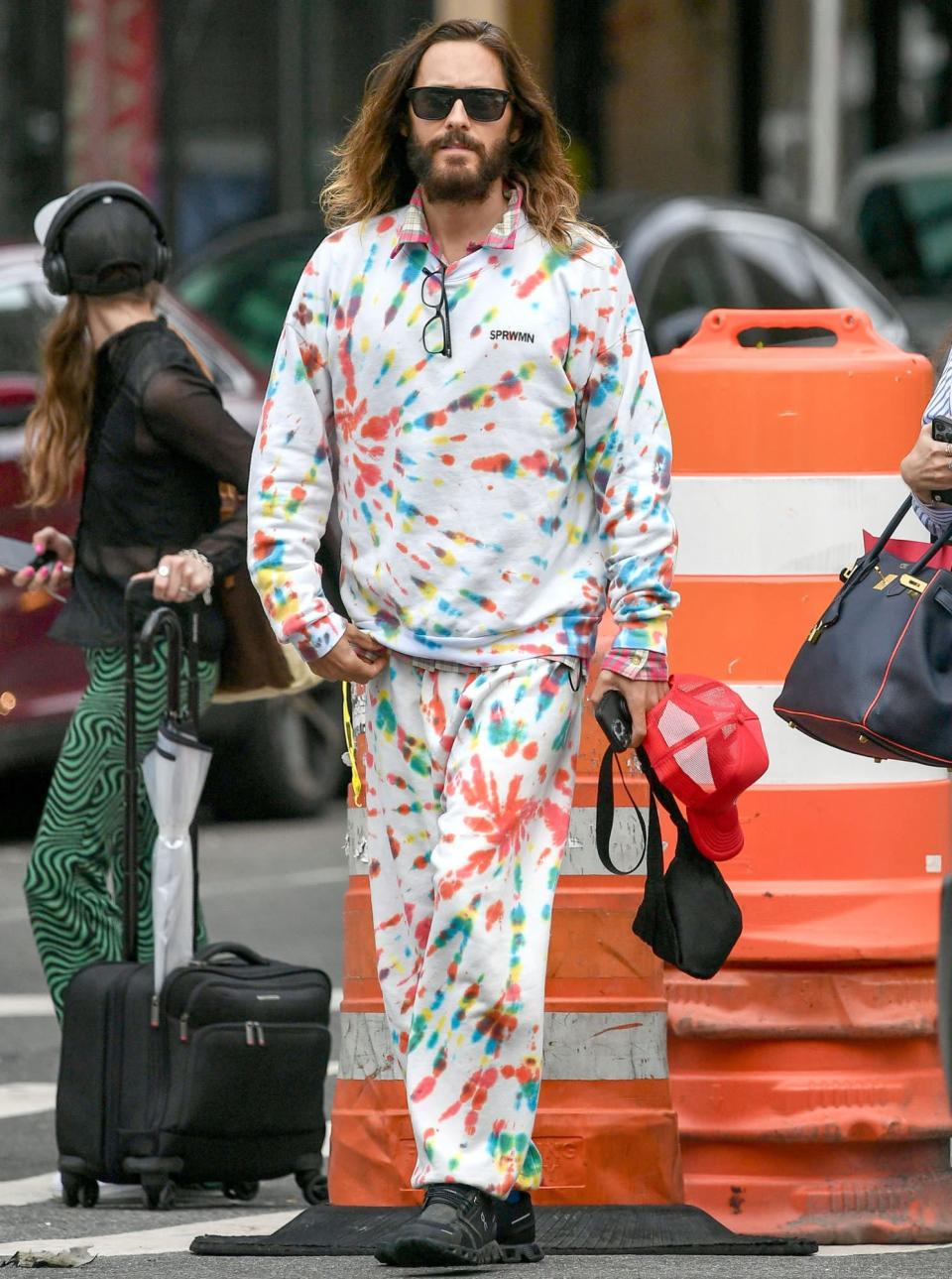 <p>Jared Leto makes a style statement on Sept. 7 while out in New York City.</p>