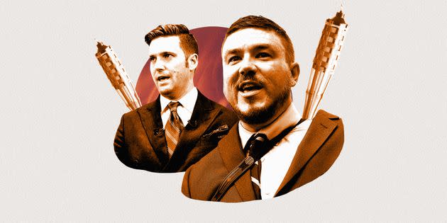 Richard Spencer and Jason Kessler. (Photo: Photos: Getty, Illustration: HuffPost)