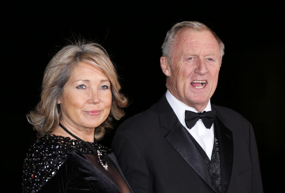 Chris Tarrant and Jane Bird (left) attending the A Night of Heroes: The Sun Military Awards at the National Maritime Museum, London.