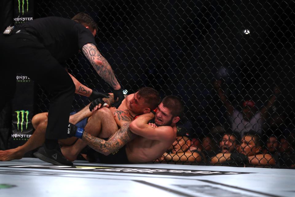 Poirier suffered the same fate as McGregor in his attempt to dethrone the RussianGetty Images