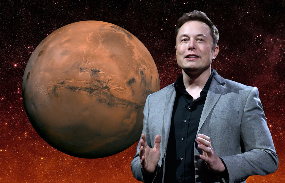 elon musk mars colonization spacex nasa getty shutterstock business insider illustration