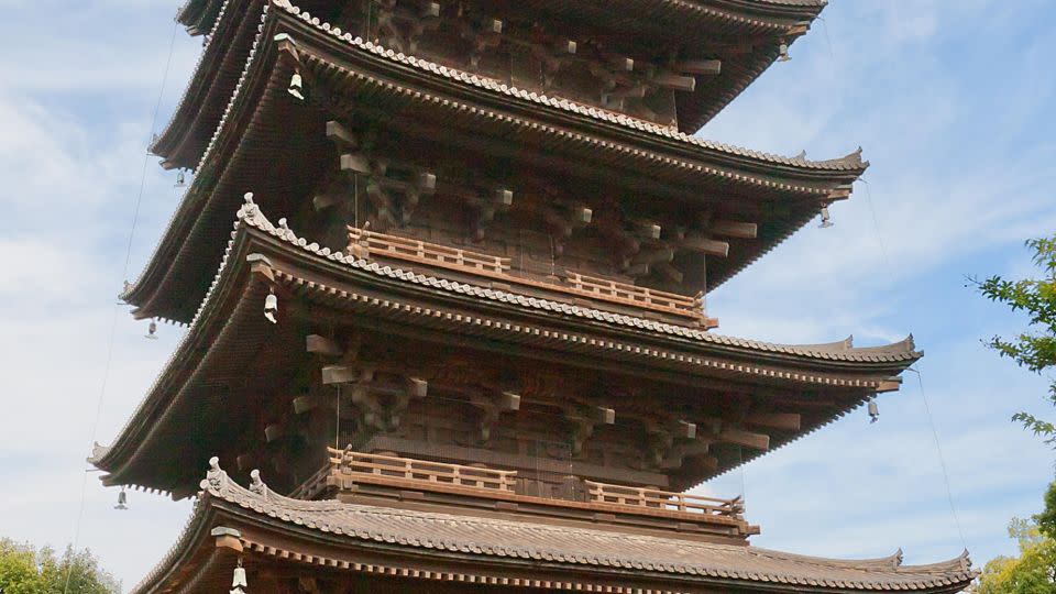 The five-story 17th-century pagoda at Kyoto's Toji temple. - Ivan Marchuk/Alamy Stock Photo