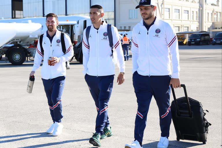 Messi, Di Maria e Icardi, los argentinos en el PSG