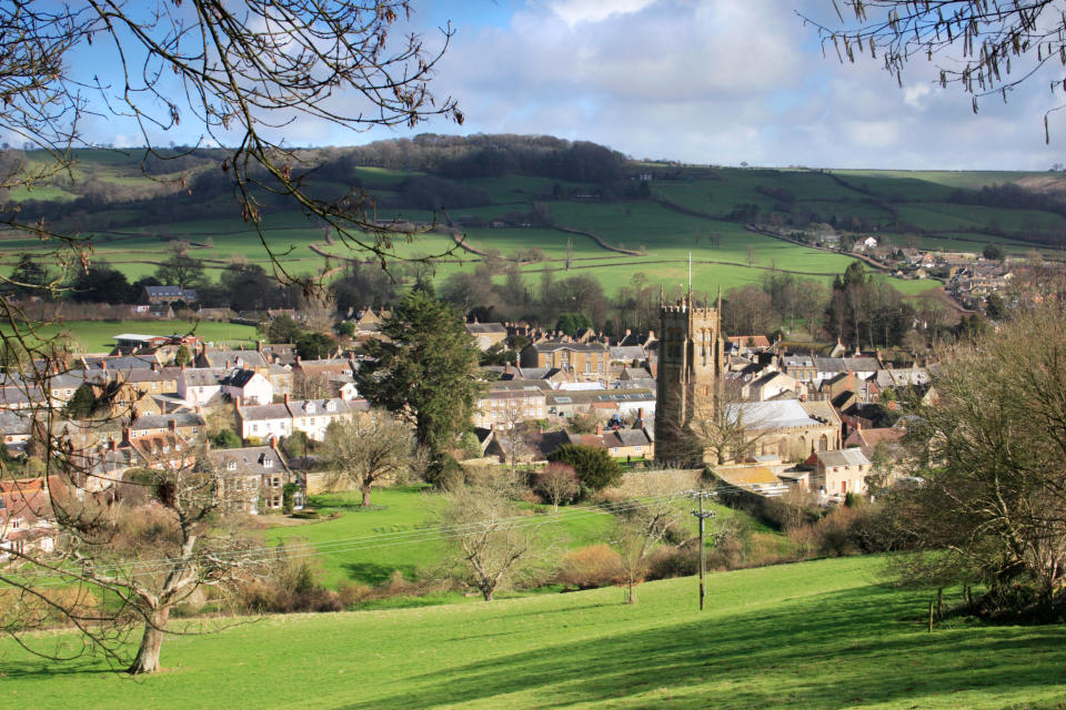 The town of Beaminster in Dorset is in an Area of Outstanding Natural Beauty(Tony Lilley/Alamy/PA)