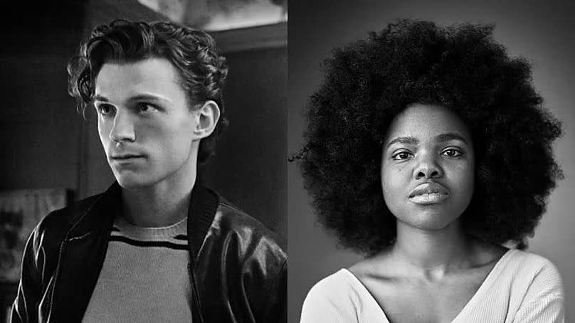 Tom Holland and Francesca Amewudah-Rivers