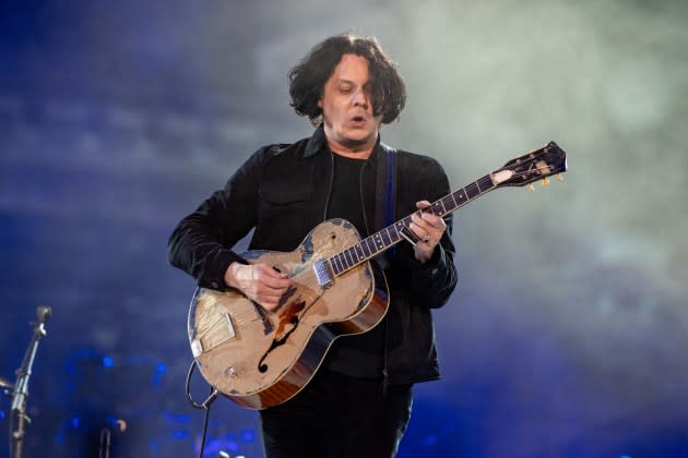 Jack White performing in Detroit in June 2024. - Credit: Aaron J. Thornton/Getty Images