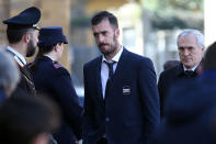 <p>Emiliano Viviano of US Sampdoria ahead of a funeral service for Davide Astori on March 8, 2018 in Florence, Italy. The Fiorentina captain and Italy international Davide Astori died suddenly in his sleep aged 31 on March 4th, 2018. (Photo by Gabriele Maltinti/Getty Images) </p>