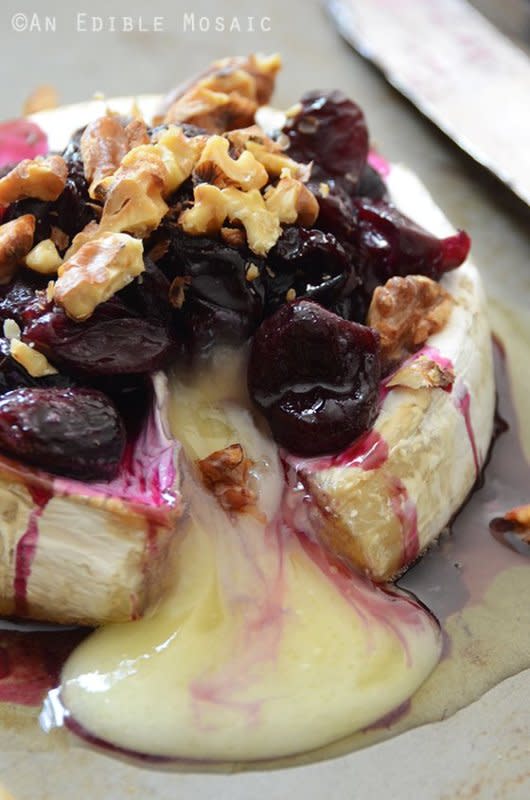 <p>An Edible Mosaic</p><p>The cheese is amazing, but the sauce is pure magic.</p><p><strong>Get the recipe: <a href="http://www.anediblemosaic.com/baked-brie-with-warm-honeyed-grapes-and-walnuts/" rel="nofollow noopener" target="_blank" data-ylk="slk:Baked Brie with Warm Honeyed Grapes and Walnuts;elm:context_link;itc:0;sec:content-canvas" class="link ">Baked Brie with Warm Honeyed Grapes and Walnuts</a></strong></p>