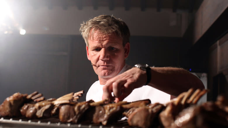 Gordon Ramsay cooking lamb