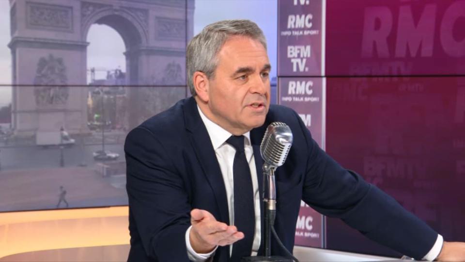 Xavier Bertrand le 30 novembre 2021 sur BFMTV-RMC - BFMTV