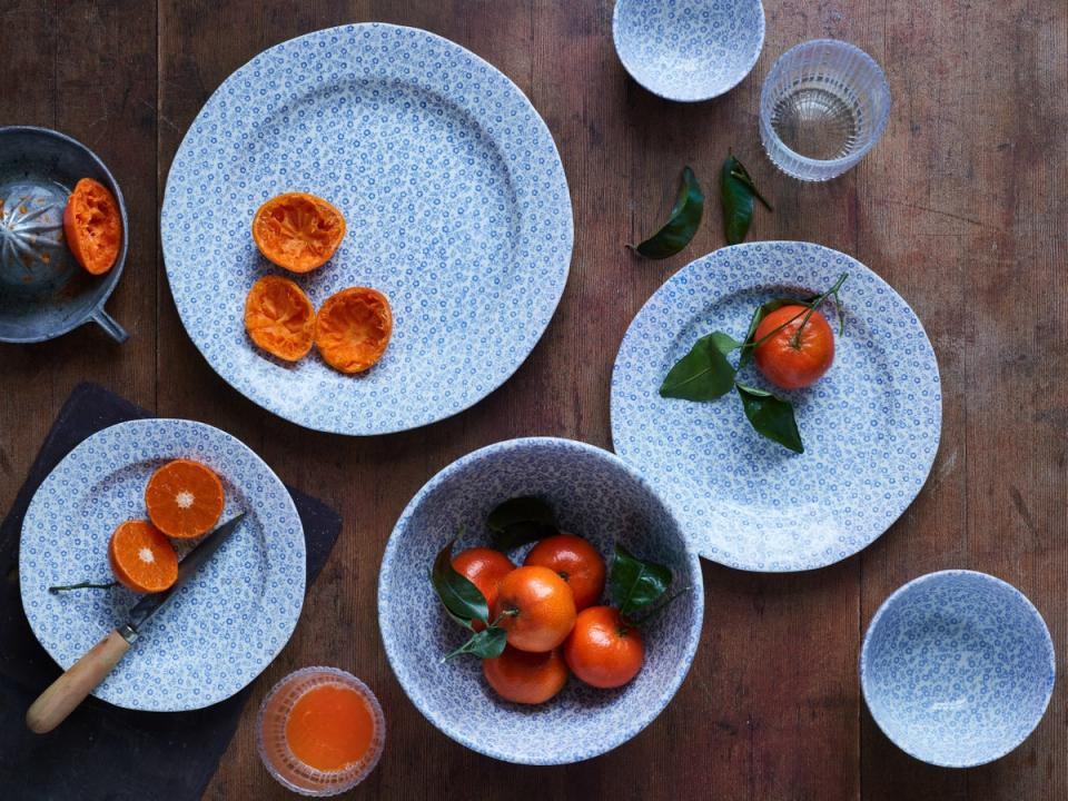 Top of the crockery: display all your culinary creations on heritage-inspired sets (Burleigh Pale)