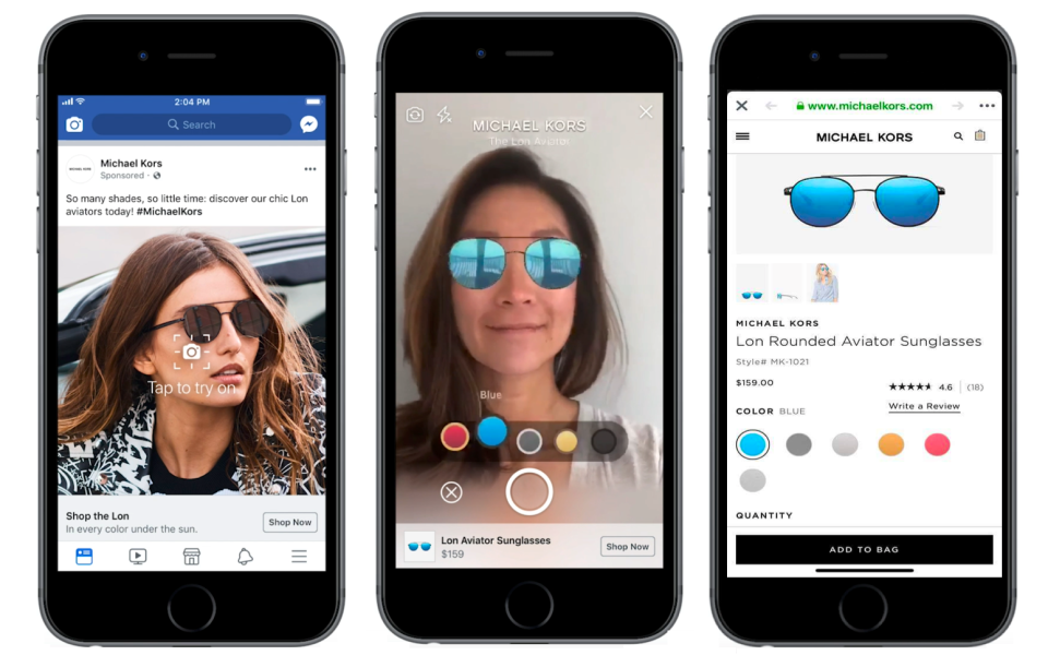 Facebook is now testing augmented reality ads in its News Feed, the company