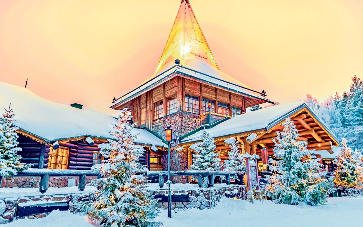 Santa Claus Village in Rovaniemi of Finnish Lapland