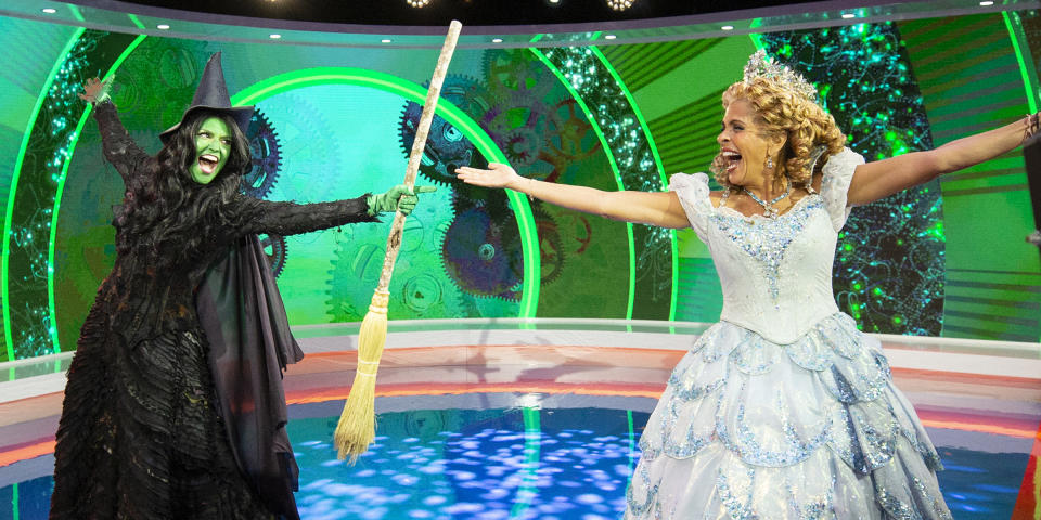 TODAY Show Halloween 2020: Savannah Guthrie and Hoda Kotb as Elphaba and Glinda from 