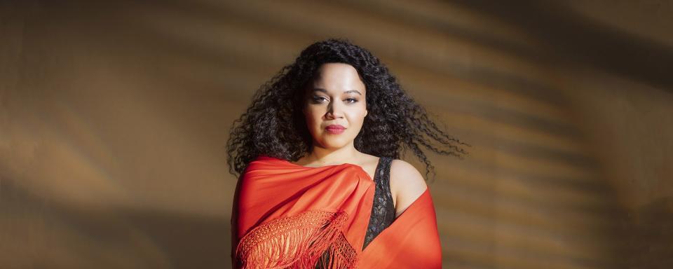 Mezzo-soprano Taylor Raven makes her much-anticipated role debut as Carmen.