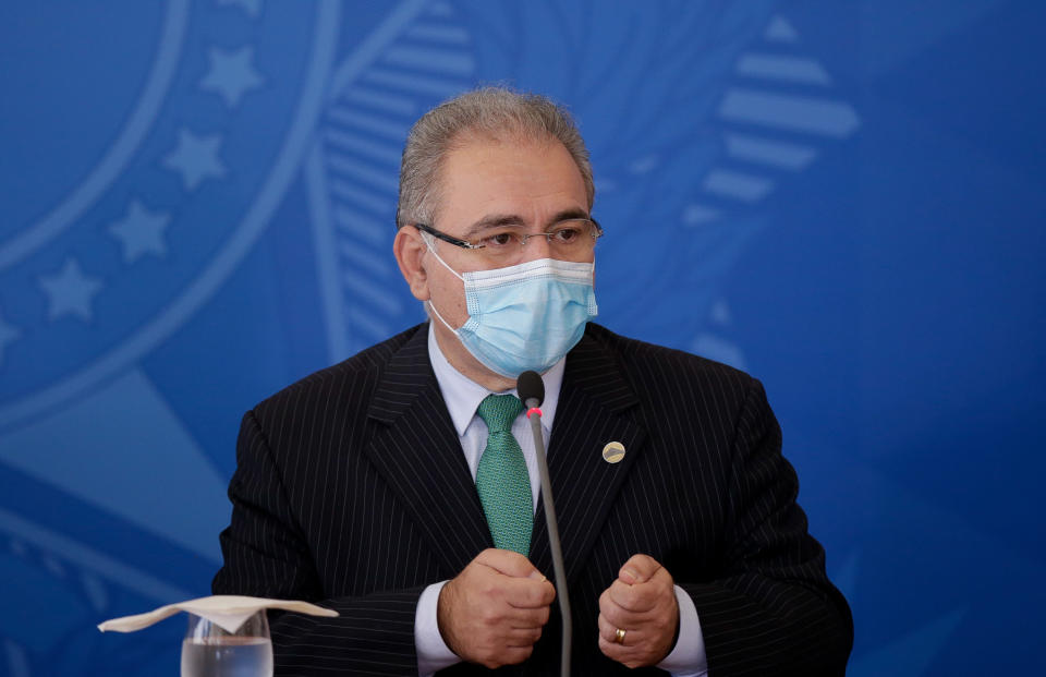 **ARQUIVO** BRASILIA, DF 14.04.2021 - O ministro da Sa&#xfa;de, Marcelo Queiroga. (Foto: Pedro Ladeira/Folhapress)