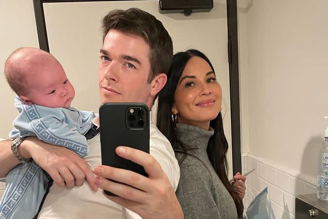 Olivia Munn/instagram John Mulaney, Olivia Munn and their son Malcolm