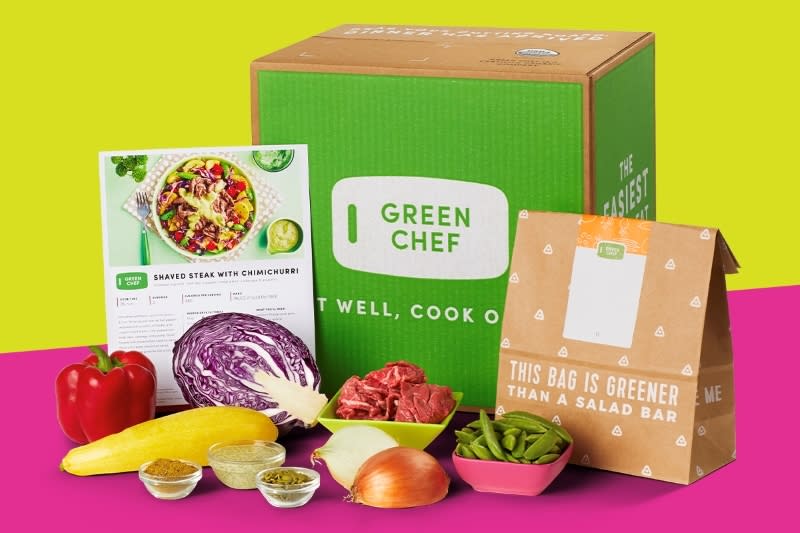 Green Chef subscription, plant-based meal kits