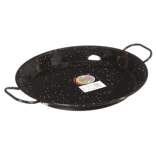 BK Steel Carbon Steel Paella Pan, 15, Cast Iron, Gets Nonstick