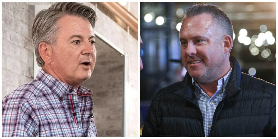 Republican John Duarte, left, and Democrat Adam Gray, right, are shown.