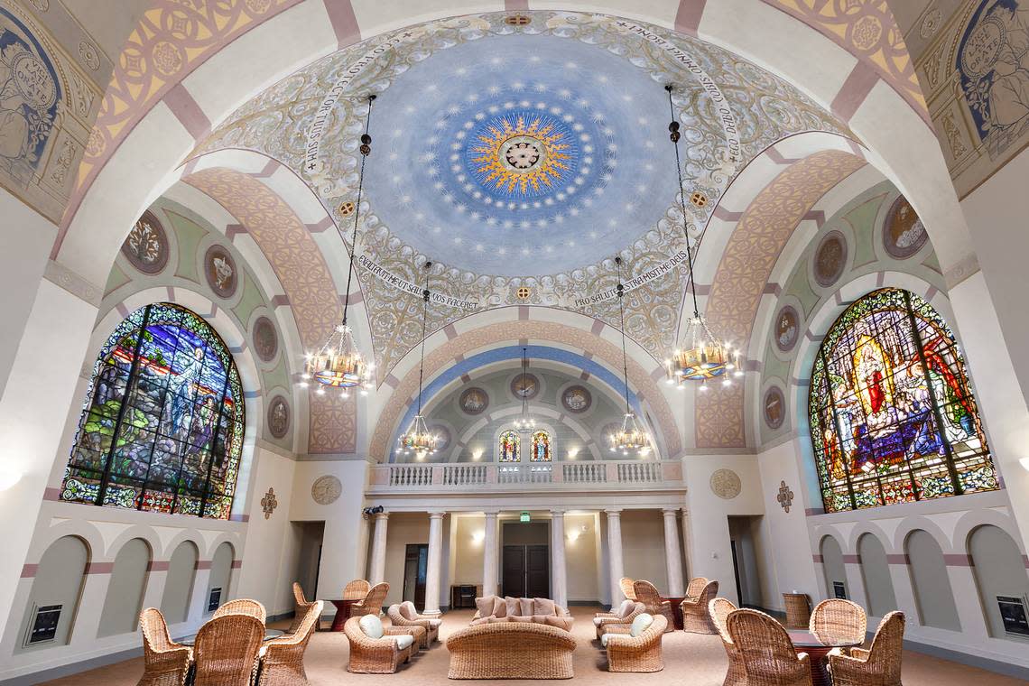 Residents of the San Francisco condominium complex can rent the 1920s chapel for private events.