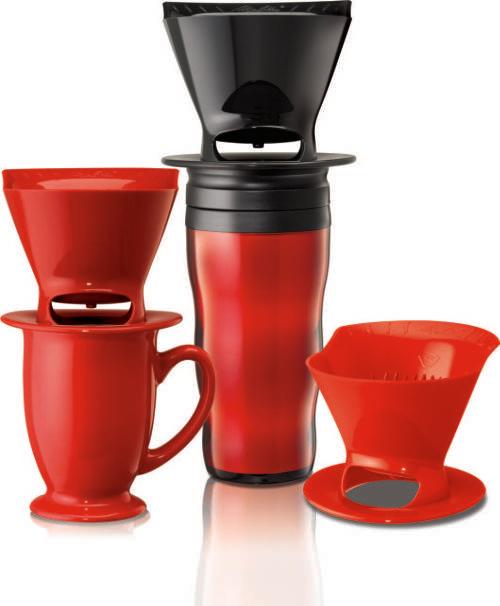 Porcelain 6 Cup Pour-Over Coffeemaker