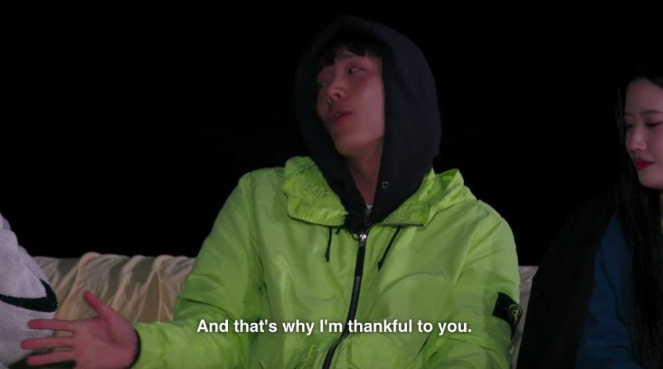 Se-hoon tells So-yeon he's thankful to her