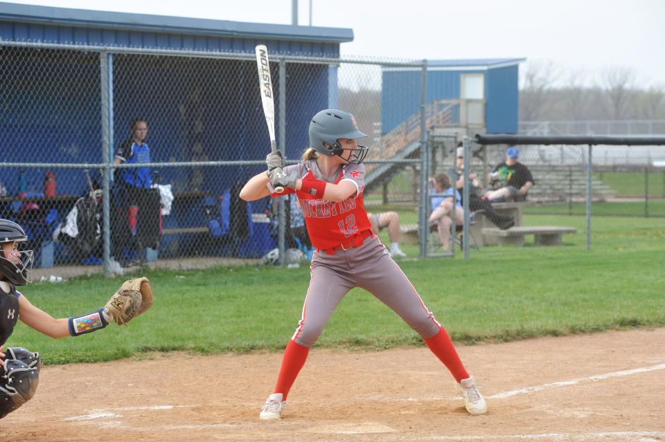 Buckeye Central's Adrienne Jury waits for a pitch.