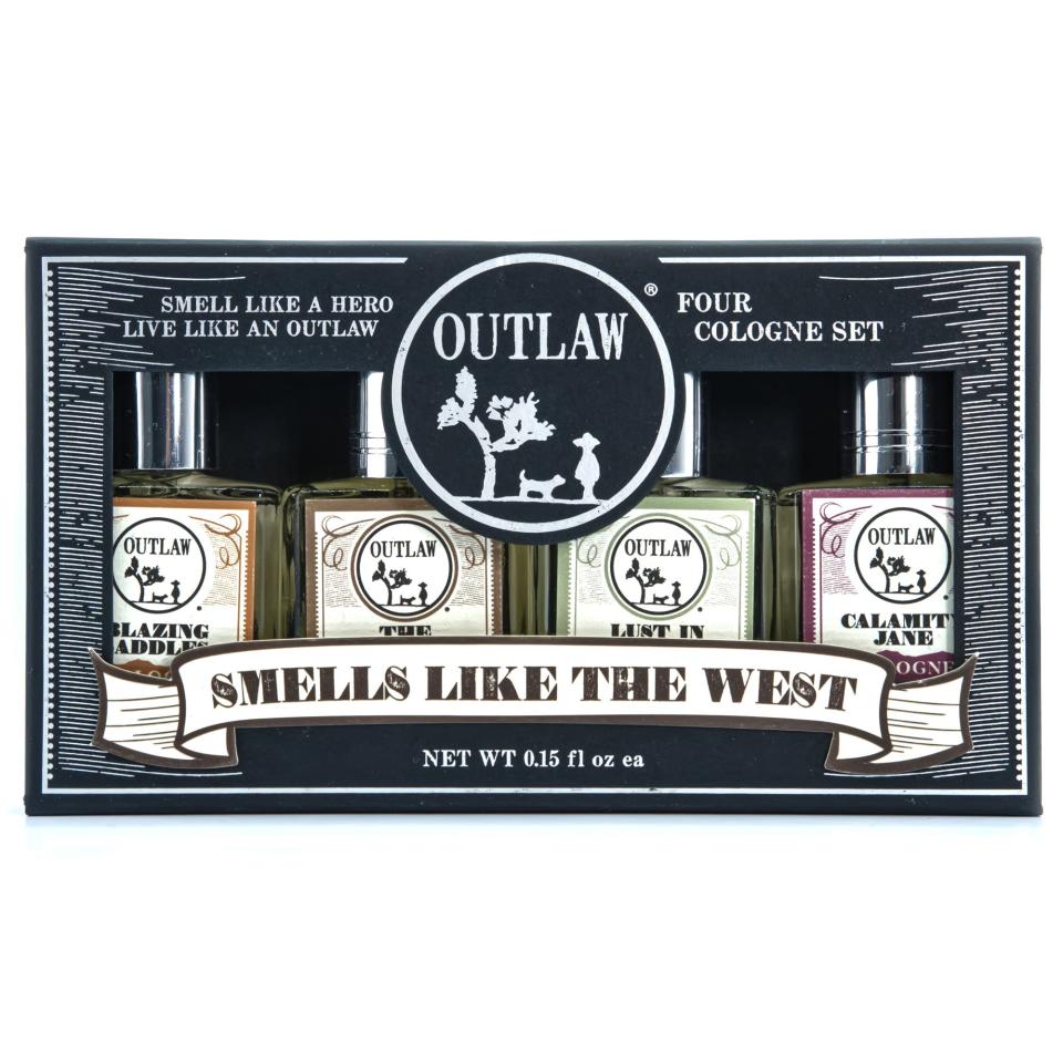 <p><a href="https://go.redirectingat.com?id=74968X1596630&url=https%3A%2F%2Fliveoutlaw.com%2Fproducts%2Foutlaw-cologne-gift-set-a-boxed-set-of-4-colognes-to-try&sref=https%3A%2F%2Fwww.thepioneerwoman.com%2Fholidays-celebrations%2Fgifts%2Fg39763318%2Fbest-gifts-for-father-in-law%2F" rel="nofollow noopener" target="_blank" data-ylk="slk:Shop Now;elm:context_link;itc:0;sec:content-canvas" class="link ">Shop Now</a></p><p>Outlaw Sample Cologne Set</p><p>liveoutlaw.com</p><p>$59.00</p><span class="copyright">Outlaw Soaps</span>