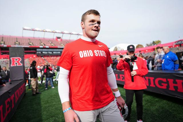 Ohio State QB Kyle McCord sets school record with most consecutive pass  completions