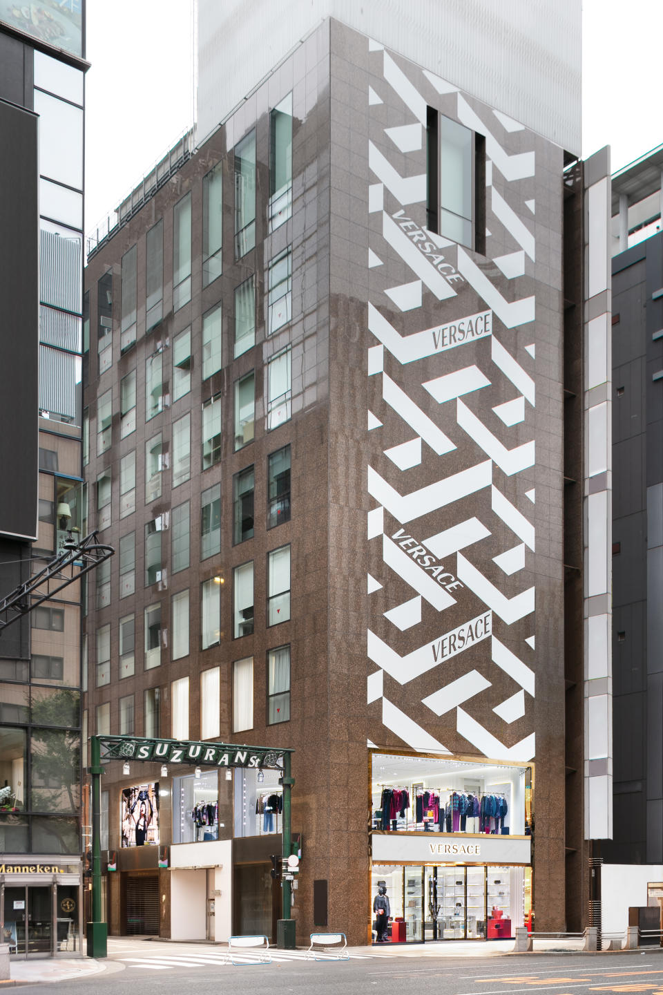 The Versace boutique in Tokyo.